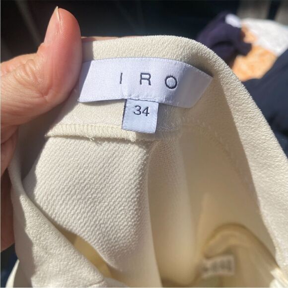 IRO Rama Wrap-effect Crepe skirt Size XS/ 34Fr - Picture 11 of 11